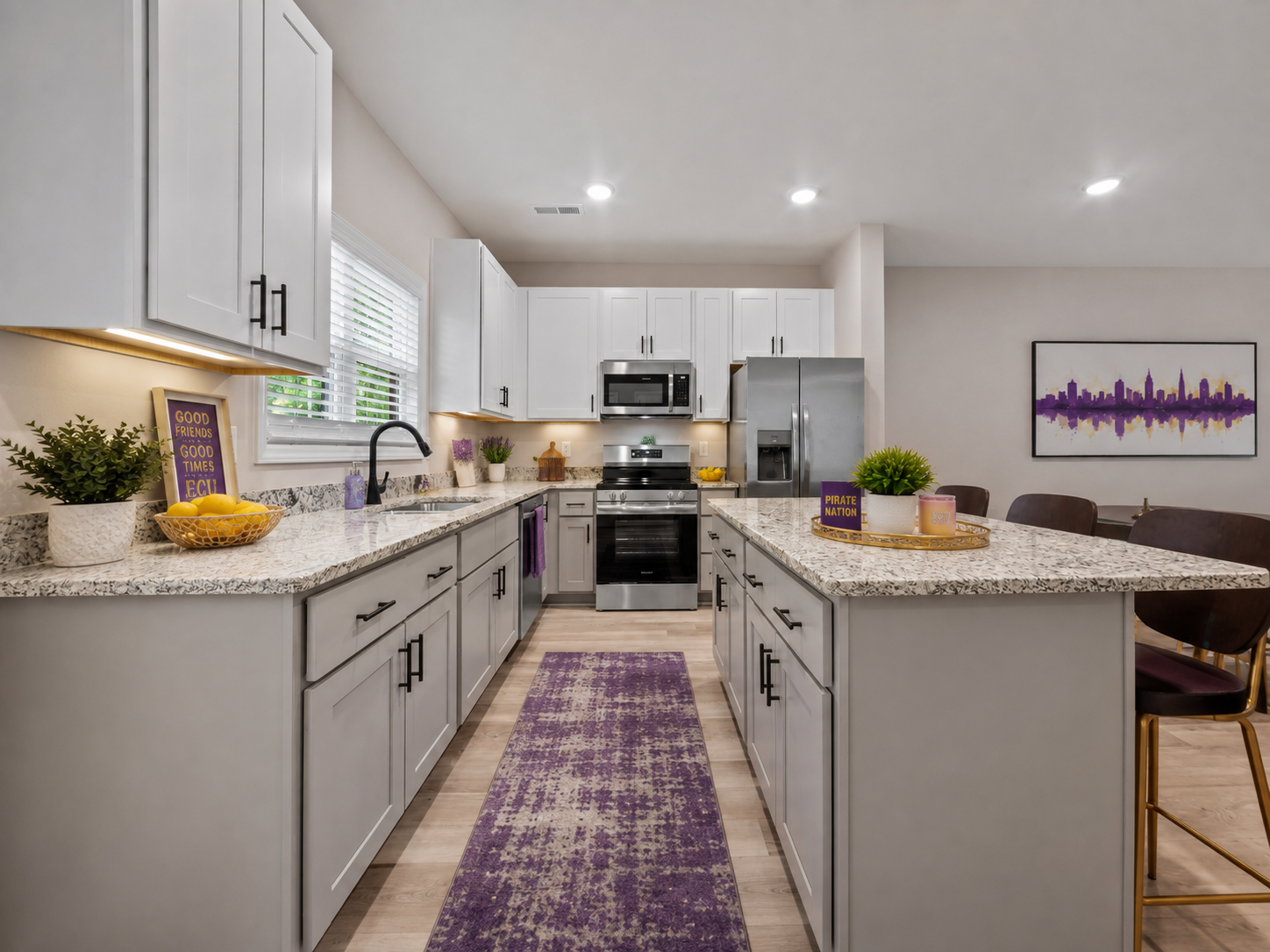Modern kitchen at Campus Townes